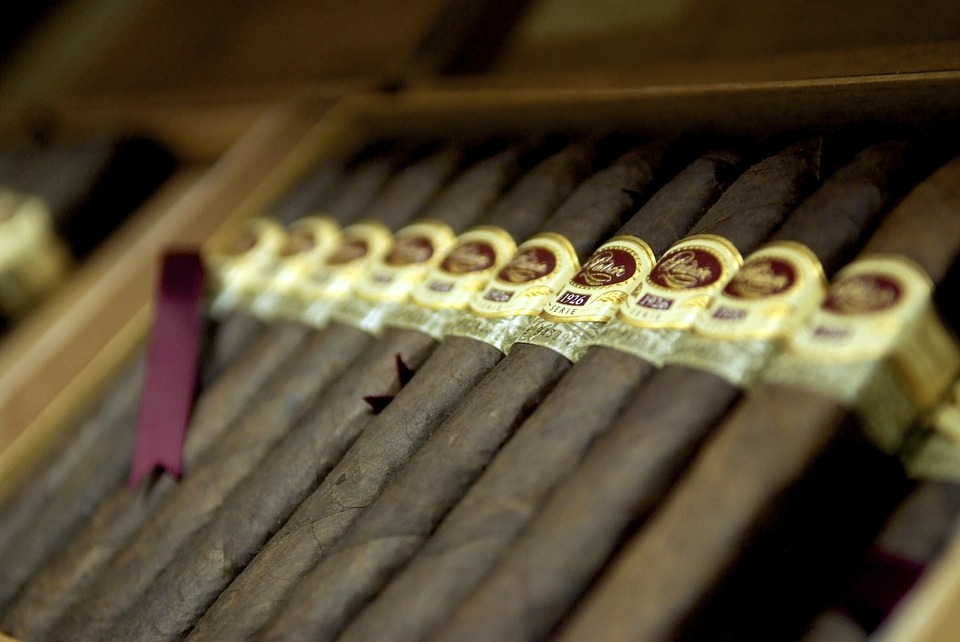 Cigars in a box ready to be gifted