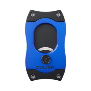 Colibri S-Cut Cigar Cutter - Black and Blue