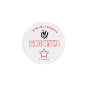 Siberia All White (33mg Super Strong) Nicotine Pouches - Single Tin