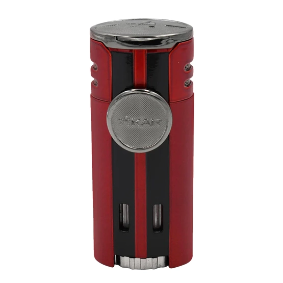 Xikar HP4 Quad Jet Cigar Lighter - Daytona Red