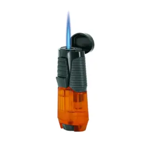 Vector Huracan Single Jet Flame Cigar Lighter - Orange