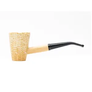 Missouri Meerschaum Mark Twain Corn Cob - Bent Pipe