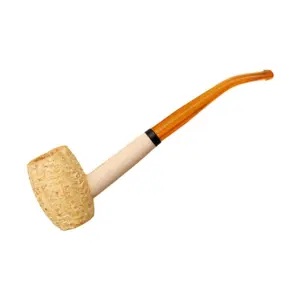 Missouri Meerschaum Mizzou Corn Cob - Bent Pipe