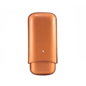 Dunhill White Spot Robusto Cigar Case - Terracotta