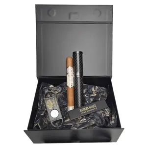 Rocky Patel White Label Toro and VSB Matt Carbon Fibre Tube Gift Box