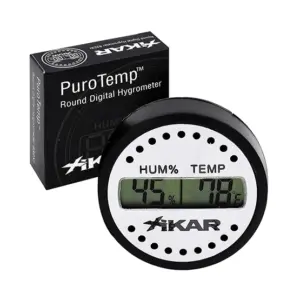 Xikar Round Digital Hygrometer